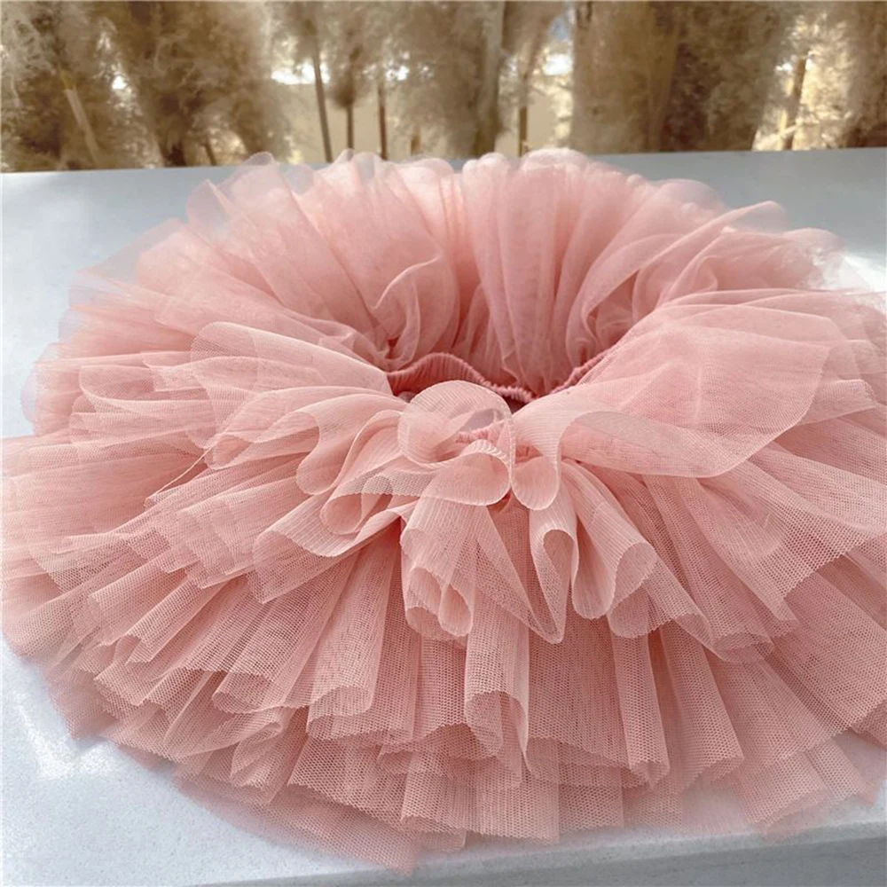 Saias Xmas Tutu para Meninas, Tule Fofo Preto, Princesa Vestido de Baile, Pettiskirt, Ballet Dance, Kids Party, Saia de Aniversário, 1-8Years