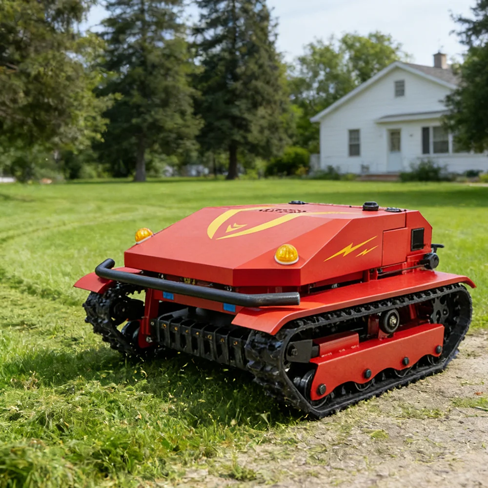 452cc 4-السكتة الدماغية التحكم عن بعد 670 مللي متر عرض القطع الزاحف المسار RCs لمزرعة Hilly Terrain الكبيرة #2