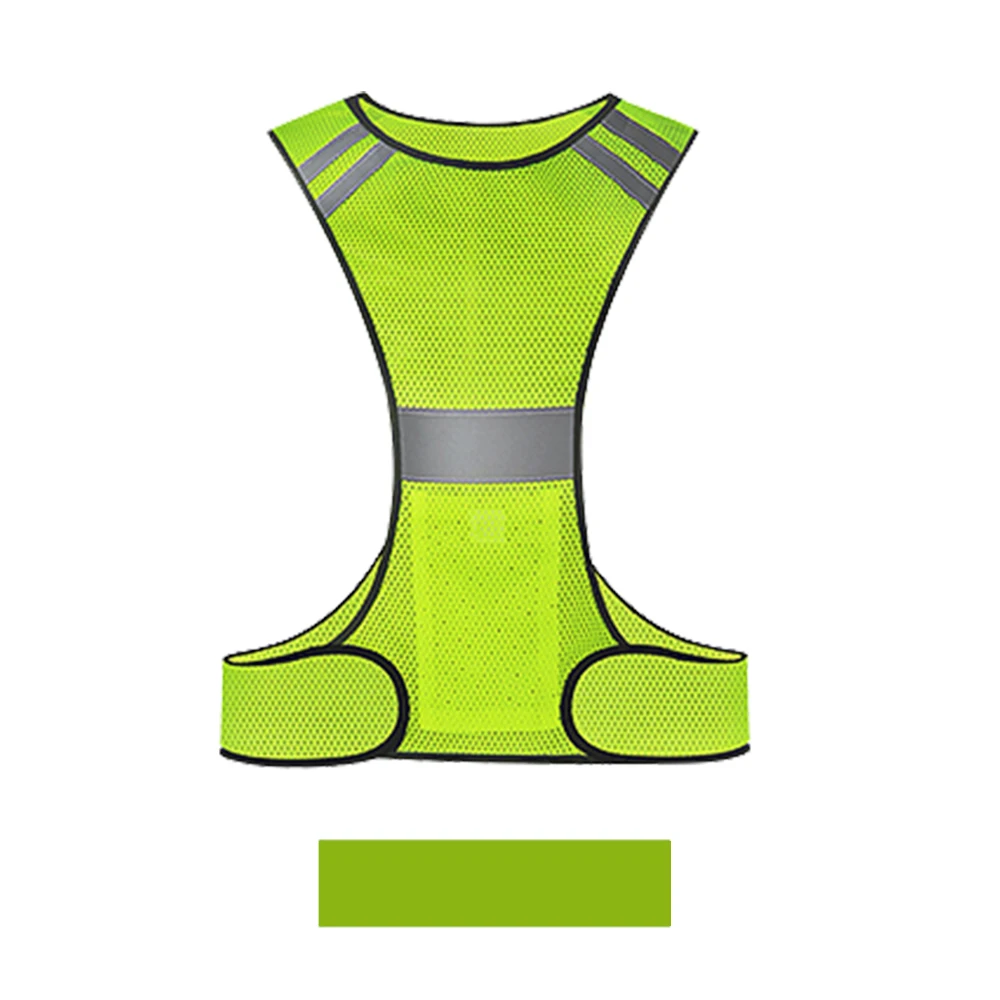 Outdoor Night Riding Running Reflective Vest Safety Security Sports Vest Night Bicycle Cycling Riding Jogging Vest Guiding Light