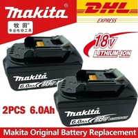 2025 Makita BL1860 BL1850B BL1850 BL1840 BL1830 Screwdriver Battery & Charger 18v Replacement Power Tool Batteries.