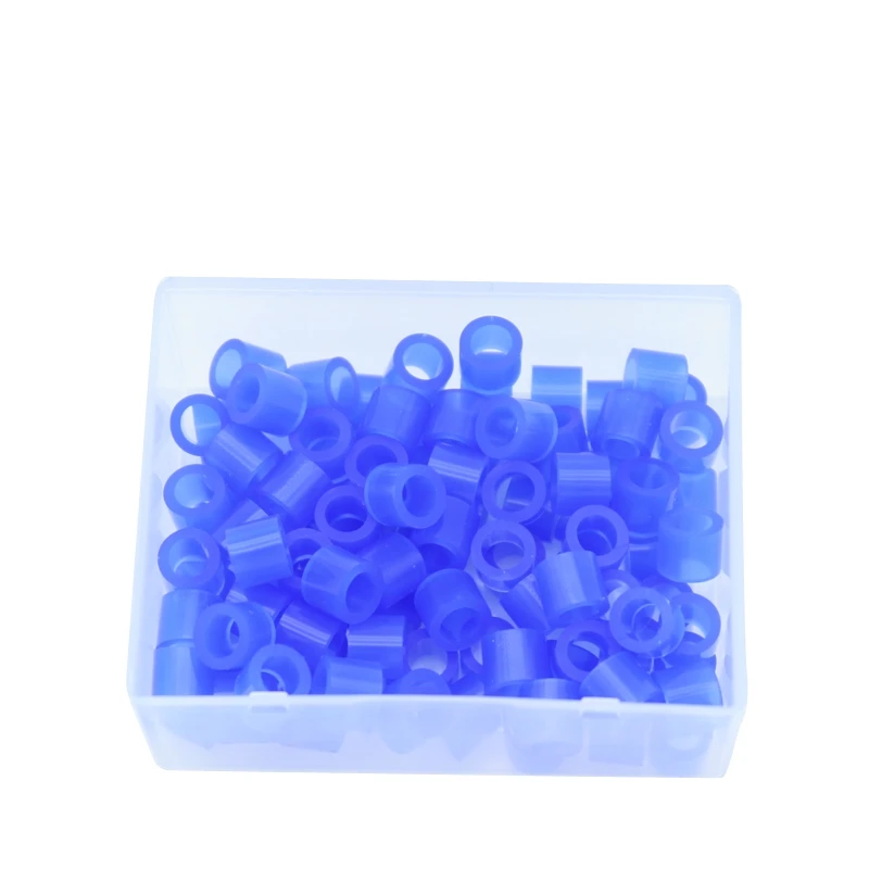 100PCS/box  Dental Identification Circle Silicone Instrument Color Code Rings Autoclavable Disinfection Orthodontic Dentist Tool