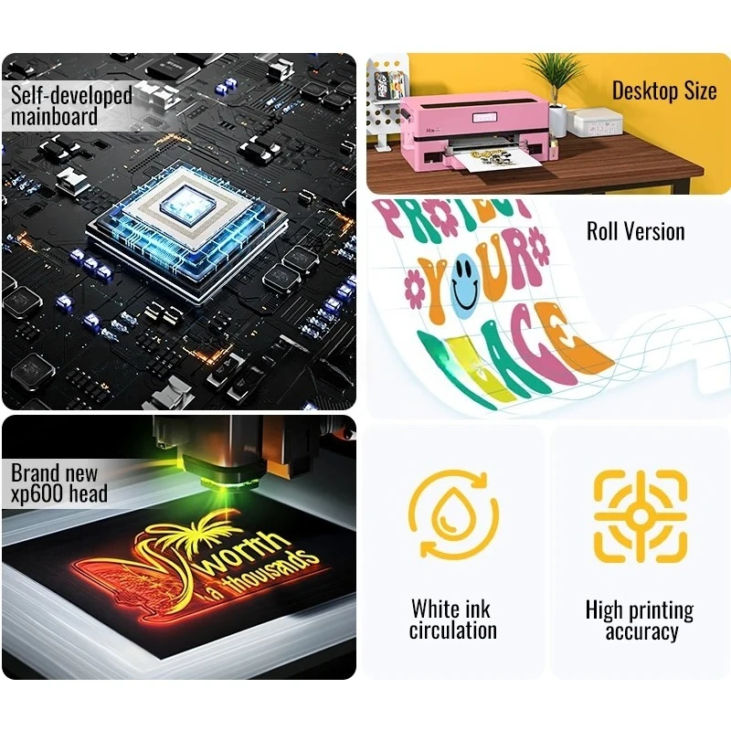 [2026] offre spéciale entrepôt américain Haolic A3 DTF imprimante XP600 tête d'impression vêtements Machine d'impression pour petites entreprises DTF Print