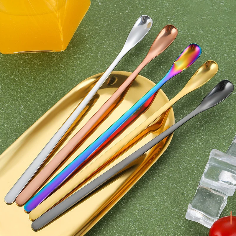 5pcs Stainless Steel Craft Spoons Perfect For Taking Out Craft Glitter, Mica Powder, Glitter, Etc A Practical And Convenient