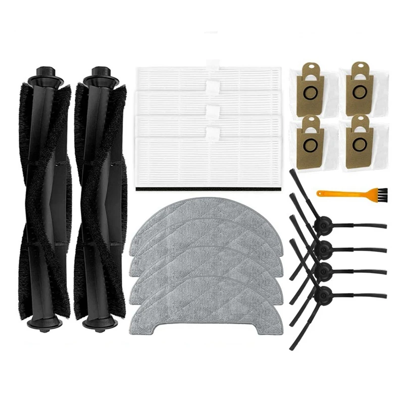Main Brush Side Brush Hepa Filter Mop Rag Replacement Spare Parts Accessories For AIRROBO T10+ Robot Vacuum Cleaner