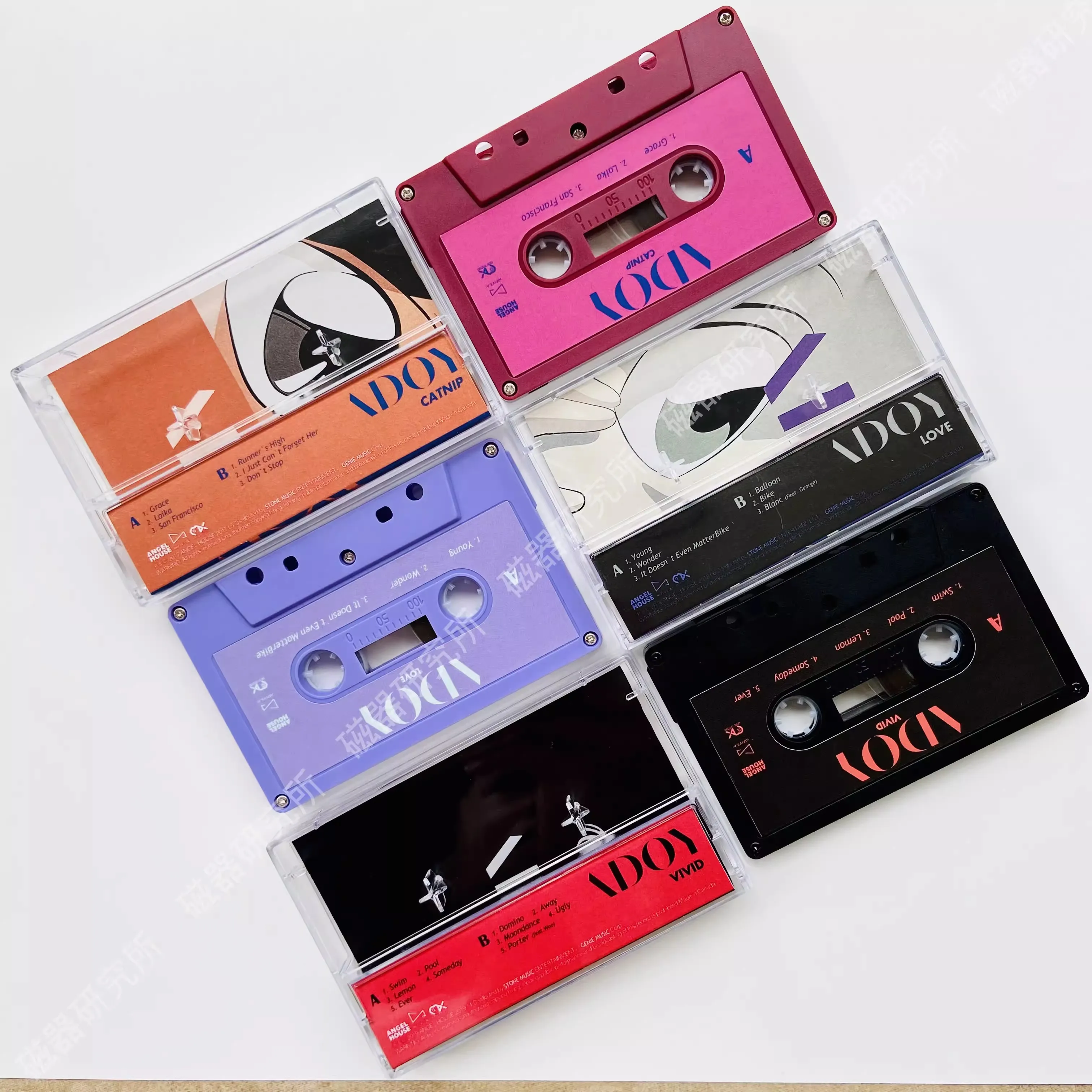 Classic Retro Adoy Band Music Tape CATNIP LOVE VIVID Album Cosplay Soundtracks Box 3pcs Cassettes Walkman Tape Party Music Gifts