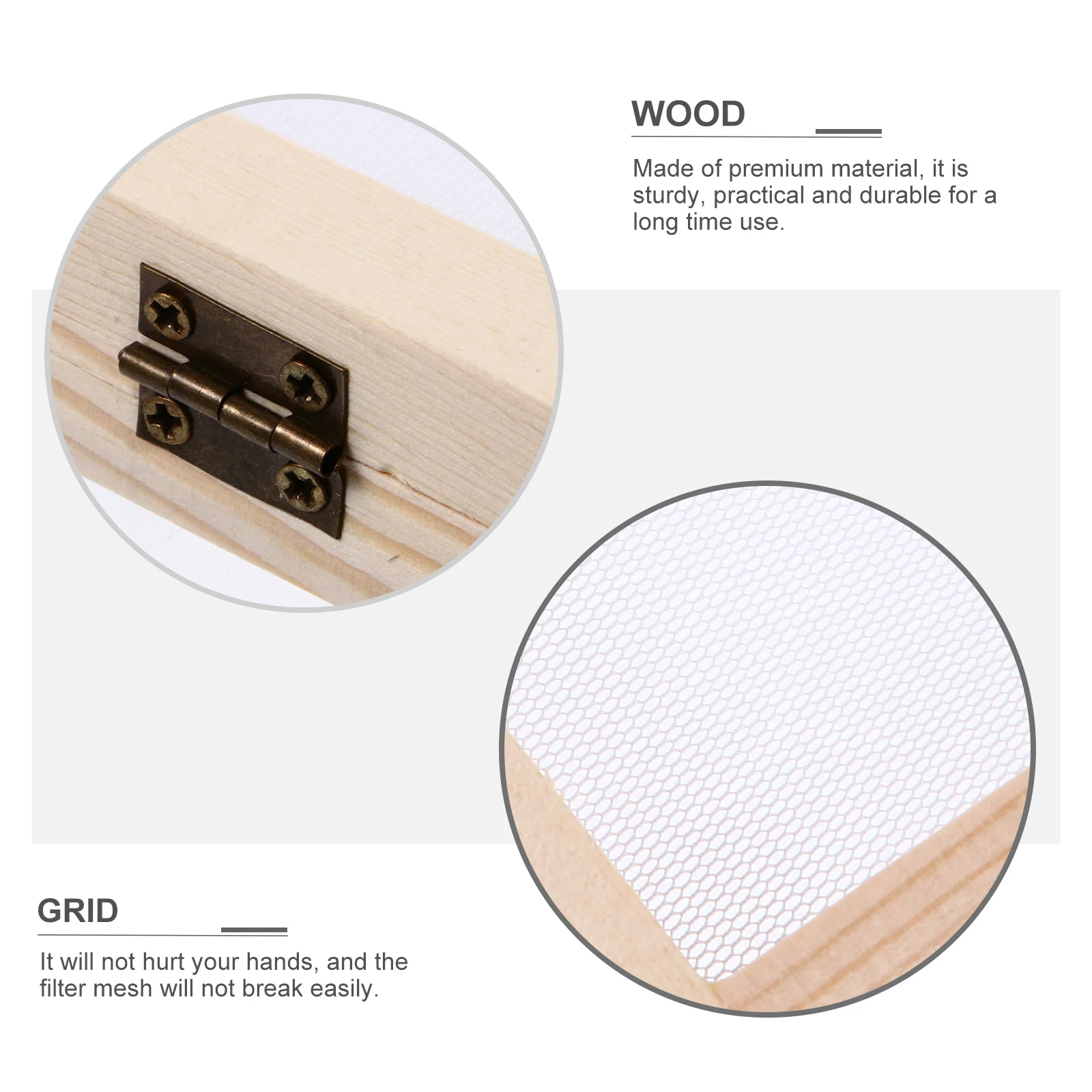 

Double Deckle Paper Making Frame Wood Screen Printing Diy Kit For Handicraft Tool Environmental Project Decorative