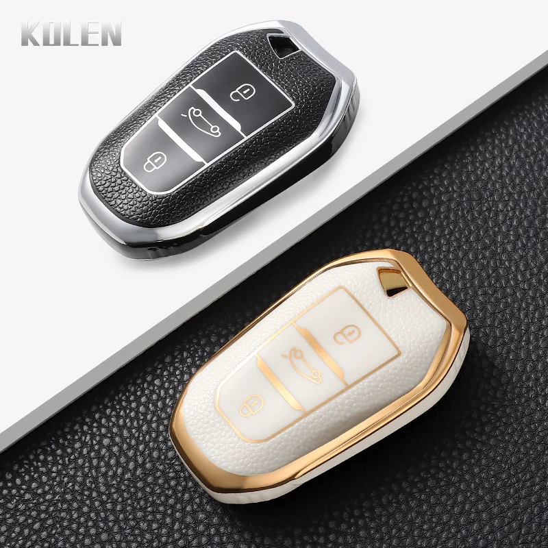 Fashion TPU Car Remote Key Case Cover For Peugeot 308 408 508 2008 3008 4008 5008 Citroen C4 C4L C6 C3-XR Picasso DS3 DS4 DS5