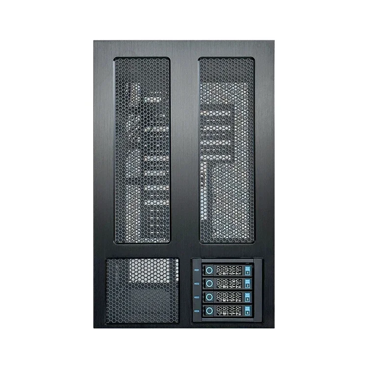 New 6GPU Tower Server Chassis With 6*4090 2*ATX EATX 4 Bays USB Front Port Fan Cooler Game Chassis Standard Power Supply Servers