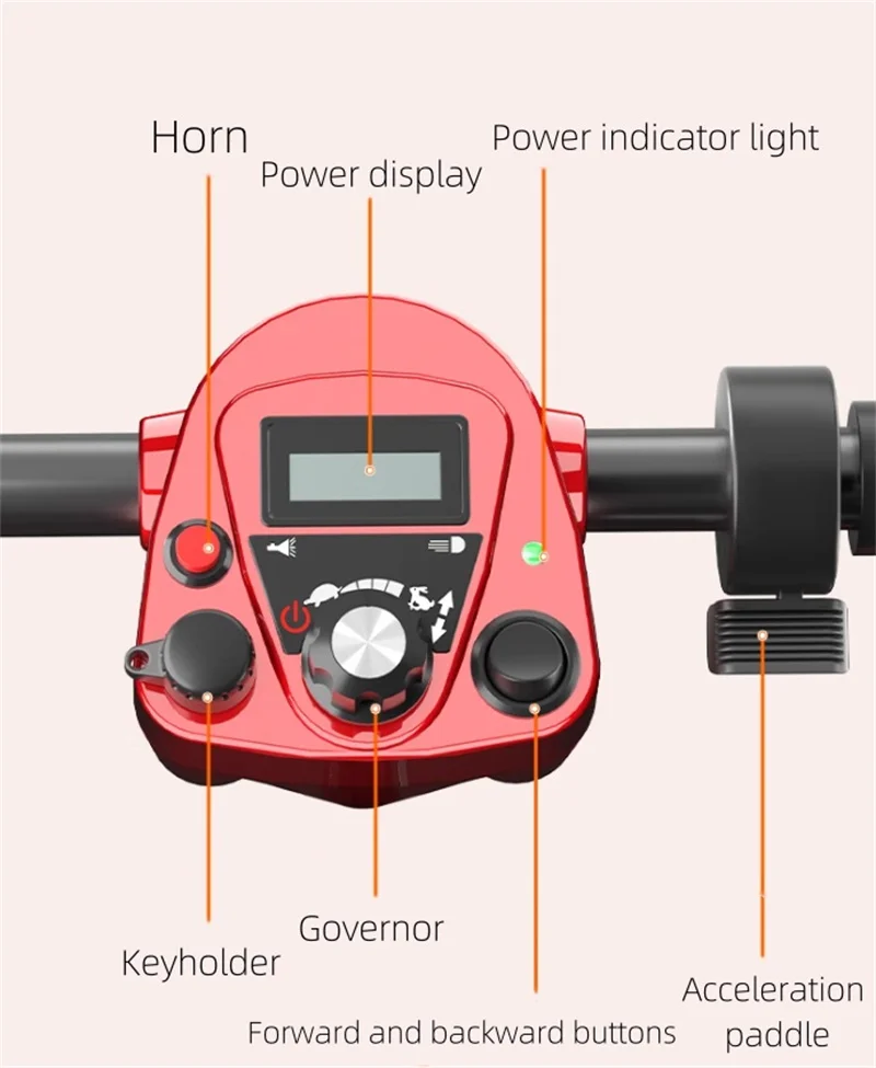 Mini Foldable Electric Scooter With Seat Travel For Elderly Adults 250W 24V Remote Folding Mobility Scooter Removable Battery