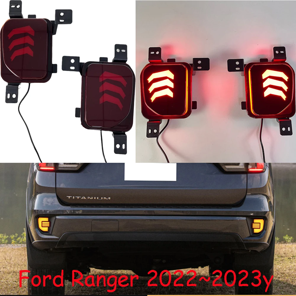 

car accessories bumper tail light for Ford Ranger rear light LED Everest taillight Reflector 2022~2024y Ranger fog lamp