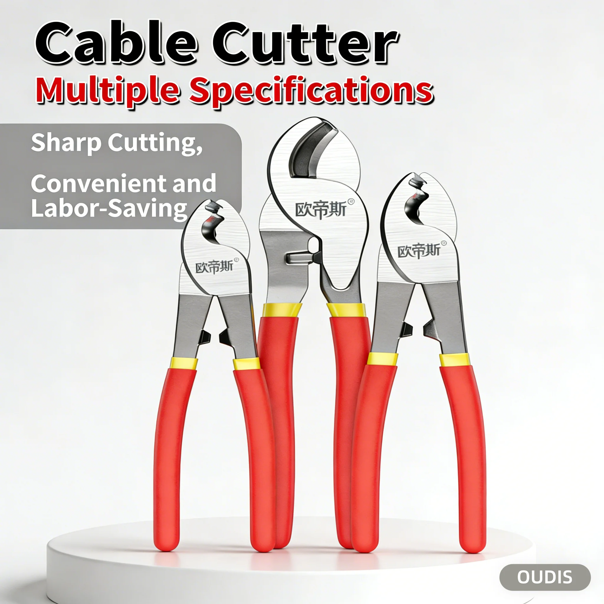 6/8/10 Inch Industrial-grade Dipped Plastic Insulated Cable Cutter Professional-Grade Crimping Pliers Multifunction Hand Tools