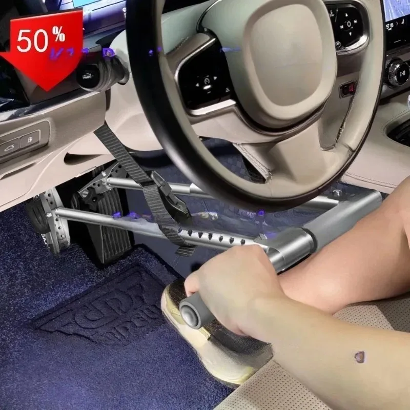 Automotive manual devices for disabled drivers, portable manual driving assistance for disabled drivers