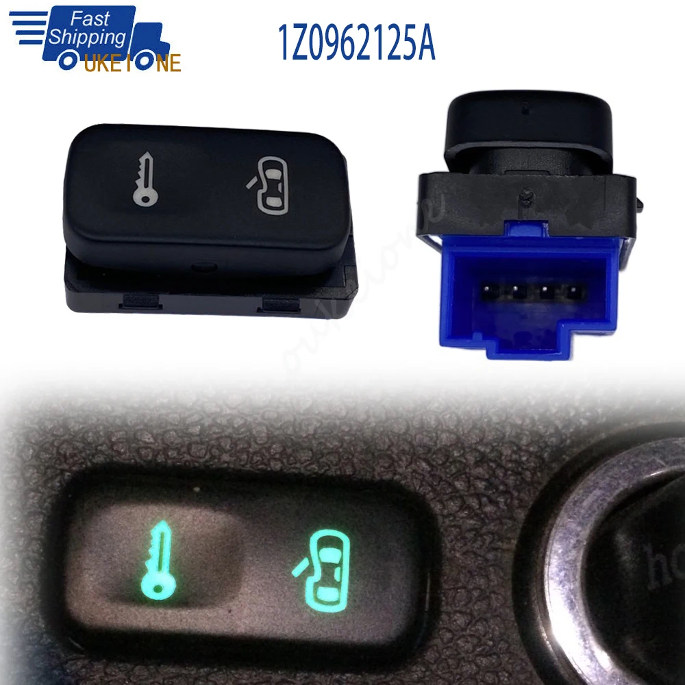 For Skoda Octavia 2004-2013 Car Central Door Locking Switch Button Auto Electronic Parts 1Z0962125A Car Accessories  Replacement