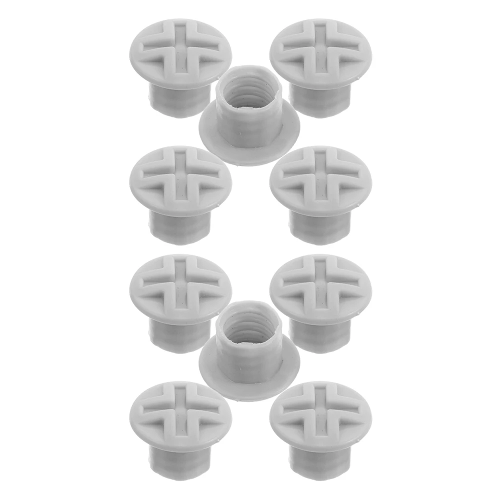 

10 Pcs Slide Screw Cap Screws Decorative Slideshow Children's Cover Accessory Plastic