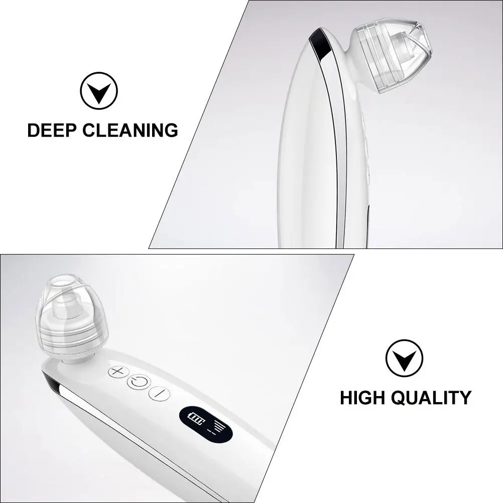 ABS Powerful Pore Vacuum Deep Clean Acne Blemish Extraction Facial Skin Care Tool Home Travel Use