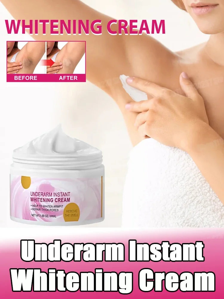 ᶠʳᵉᵉ Dark Skin Armpit Lightening Intimate Areas Underarm Body Skin Care Private Parts Whiten Cream