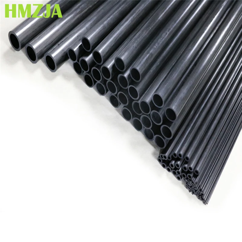 Carbon Fiber Tube Hollow Carbon Rod OD 1.8mm-9mm Drone DIY Model Building Materials Length 500mm 2-6PC