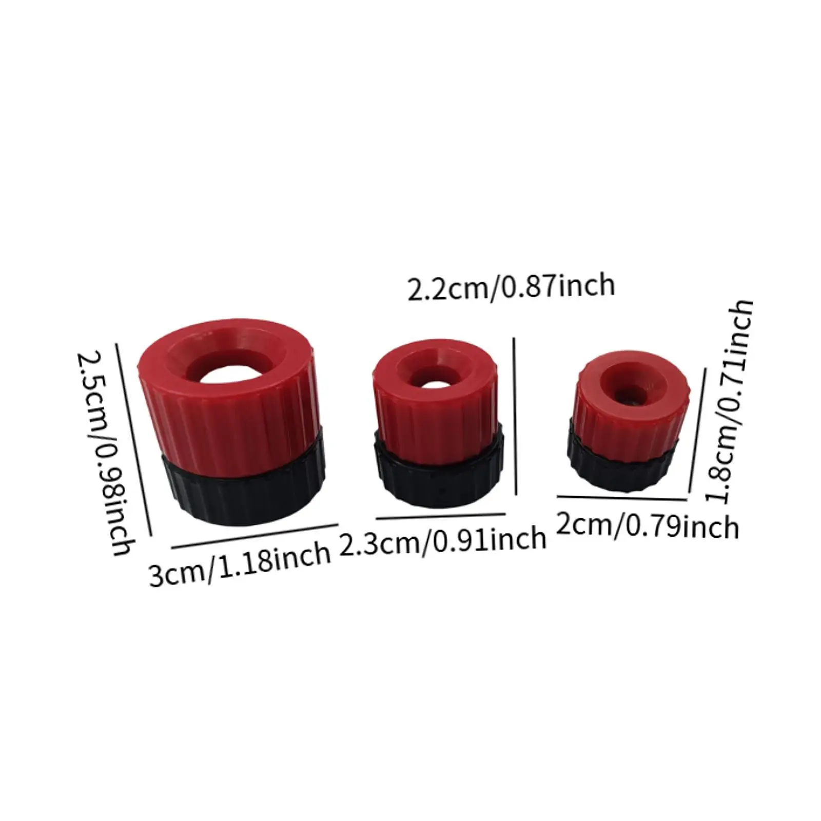 3x Drill Bit Stop Collars Drill Bit Positioning Accessory Adjustable Drill Bit Stopper