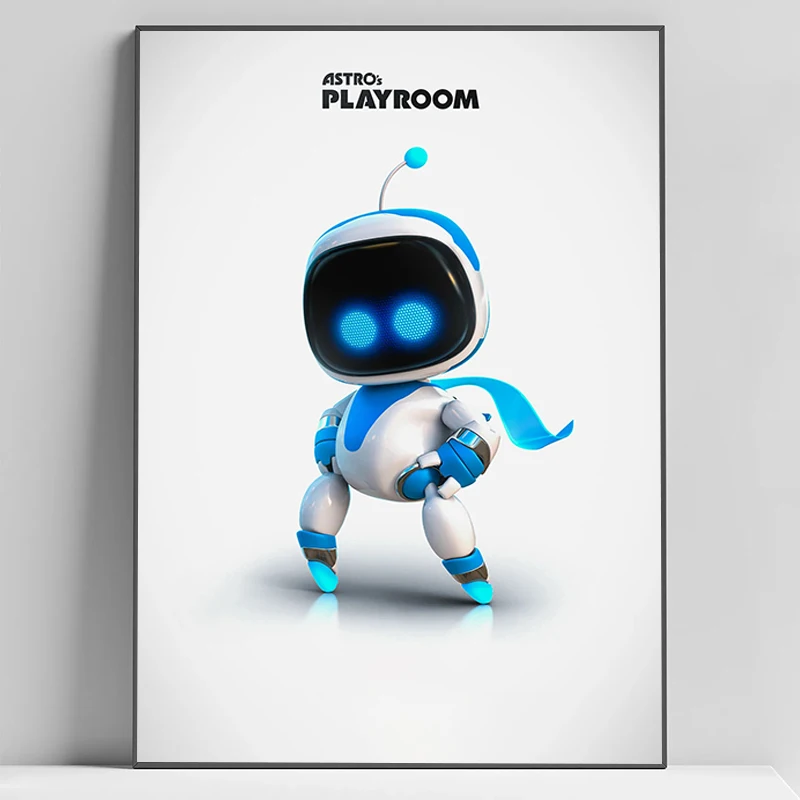 

Astro Bot Game Picture on the Wall Decoration Items Interior Posters Room Decor For Home Decorations Poster Anime Vintage Art