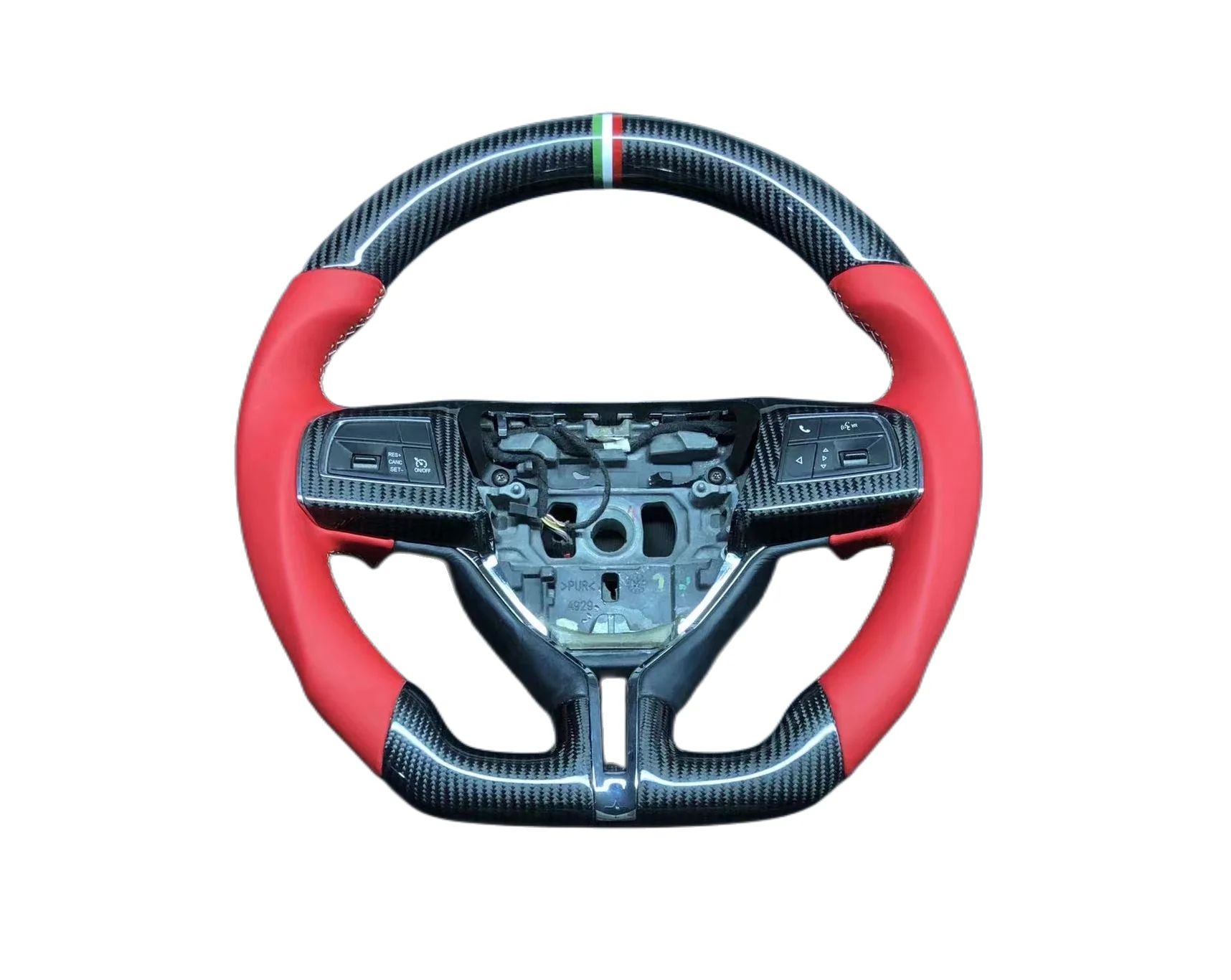 

Customized Carbon Fiber Steering Wheel Suitable for Maserati Granturismob Ghibli Levante Turismo Quattroporte Car Steering Wheel