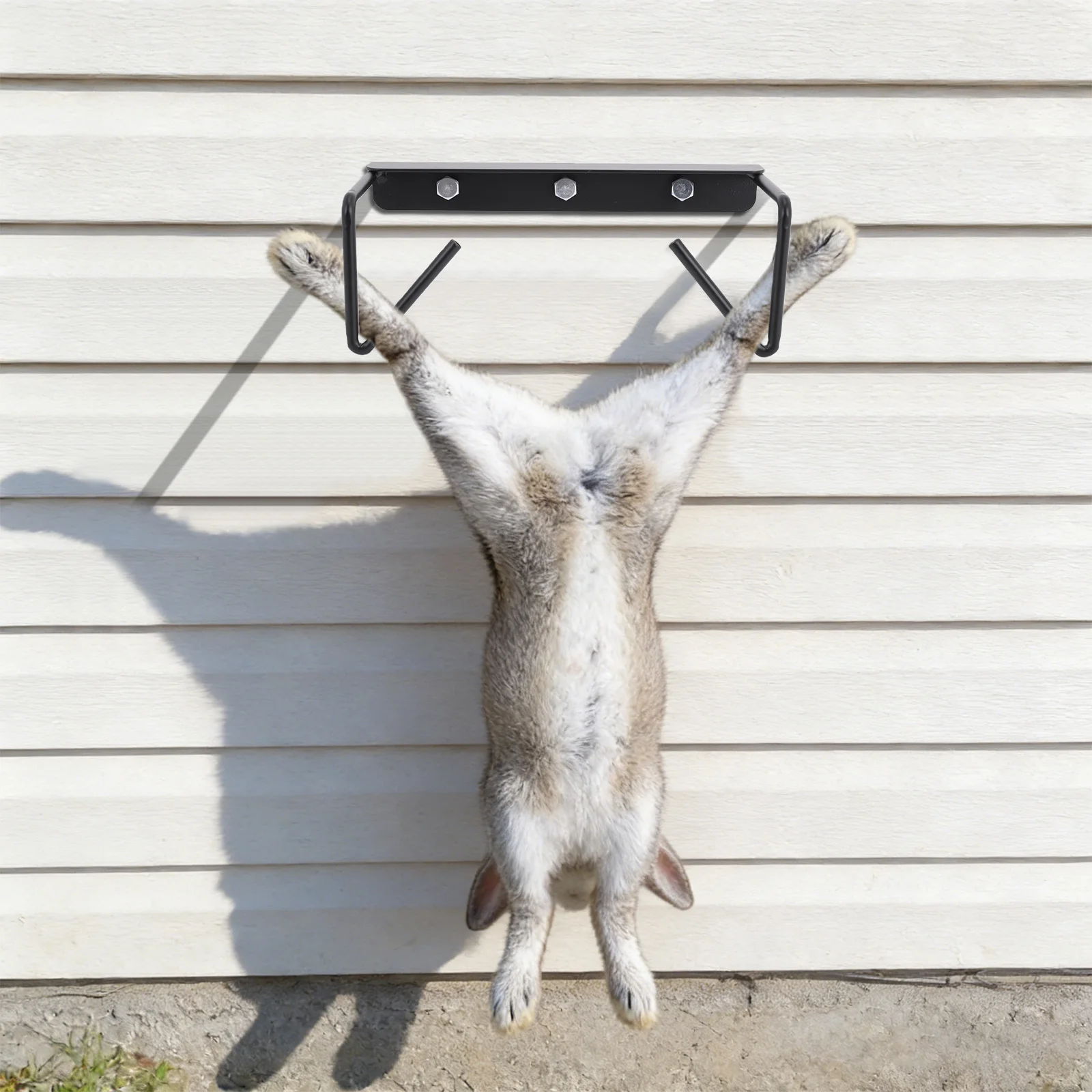 

Heavy Metal Cervical Dislocation Tool for Humane Butchering Rabbit Dispatcher for Processing Squirrels and Other Small Animals