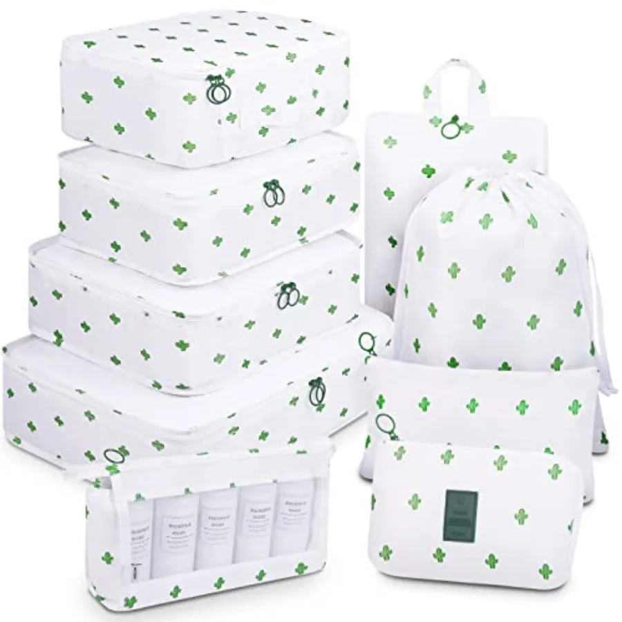 

Набор из 9 упаковочных сумок с сумкой для обуви и сумкой для электроники - органайзеры для багажа, аксессуары для путешествий