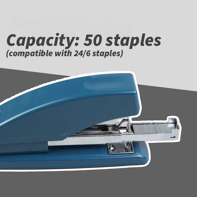 SUNWOOD 12# Effort-Saving Stapler, 20-Sheet Capacity, Heavy-Duty — 8505
