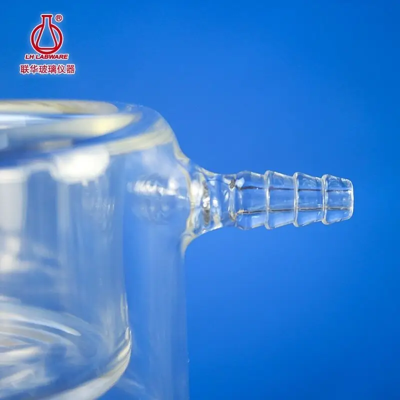 LH LABWARE Bicchiere a giacca piatta, Forma inferiore, Vetro borosilicato, LH-601