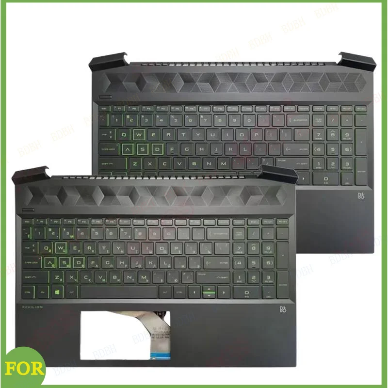 NEW for HP Pavilion Gaming 15-EC 15-ec0000 TPN-Q229 US/Spanish/Latin/Russian Laptop Keyboard Palmrest Cover