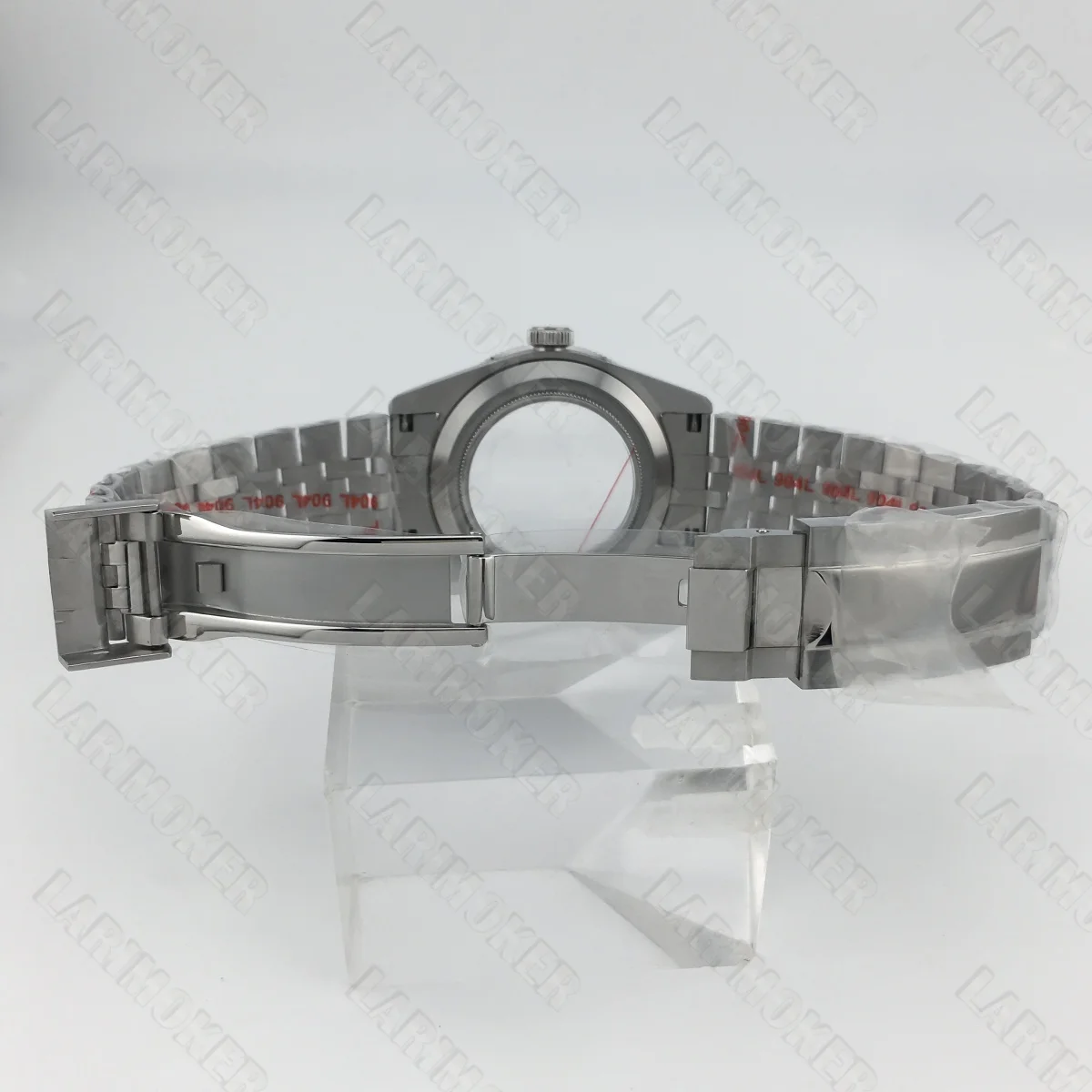 ตัวเรือนสแตนเลส BB58 สีเงินขนาด 39 มม. เหมาะสําหรับการเคลื่อนไหว NH34 NH35 NH36 ETA2824 PT5000 พร้อมกระจกแซฟไฟร์ทรงโดม