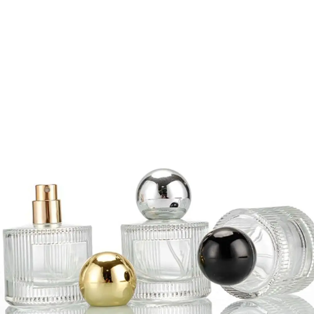 MIni Klare, transparente Flasche, nachfüllbarer Zerstäuber, Unterabfüllung, Glasflasche, Presstyp, 40 ml, Spender, Zerstäuber, Reisen