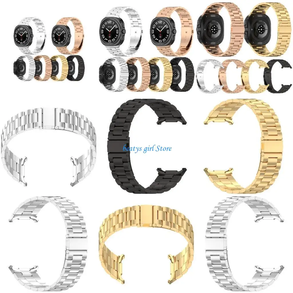 

C7AB спортивный ремешок для часов из нержавеющей стали, устойчивый к поту, износостойкий браслет, водонепроницаемый браслет для