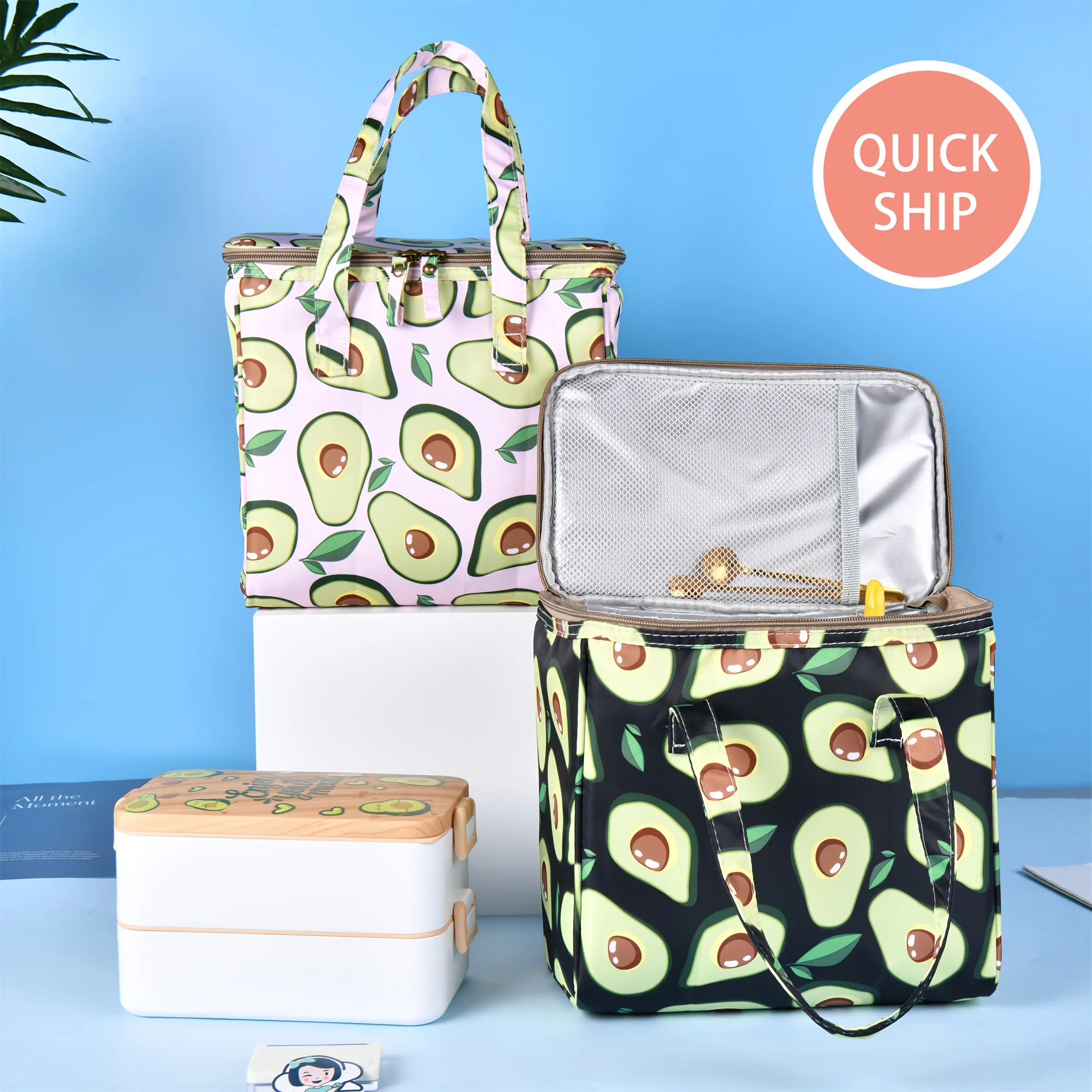 print-square-lunch-bag-insulated-thermal-cooler-tote-reusable-ice-pack-carry-handbag-stylish-mother's-day-gift
