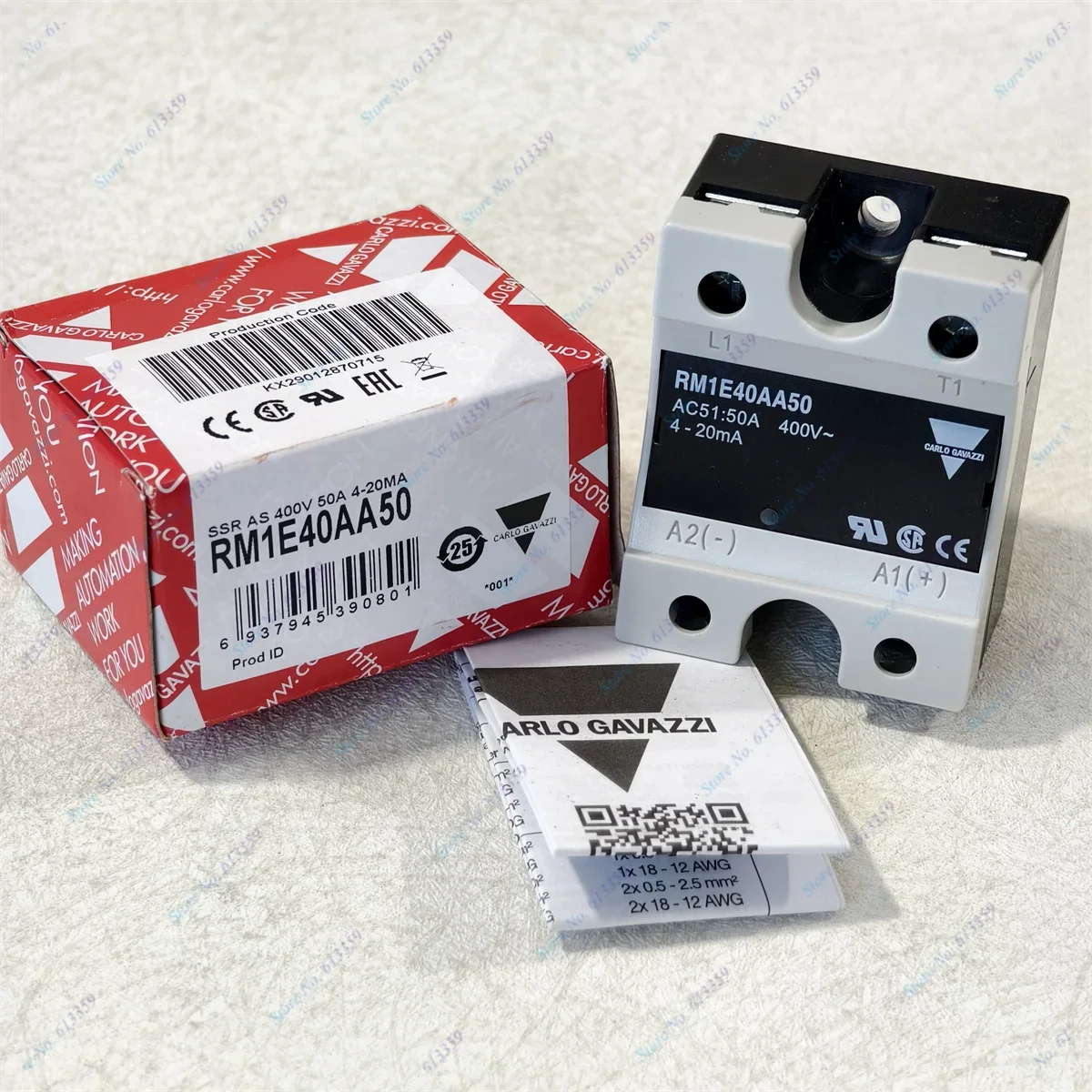 

1PC New Original CARLO GAVAZZI Module RM1E40AA25 RM1E40AA50 RM1E40AA100