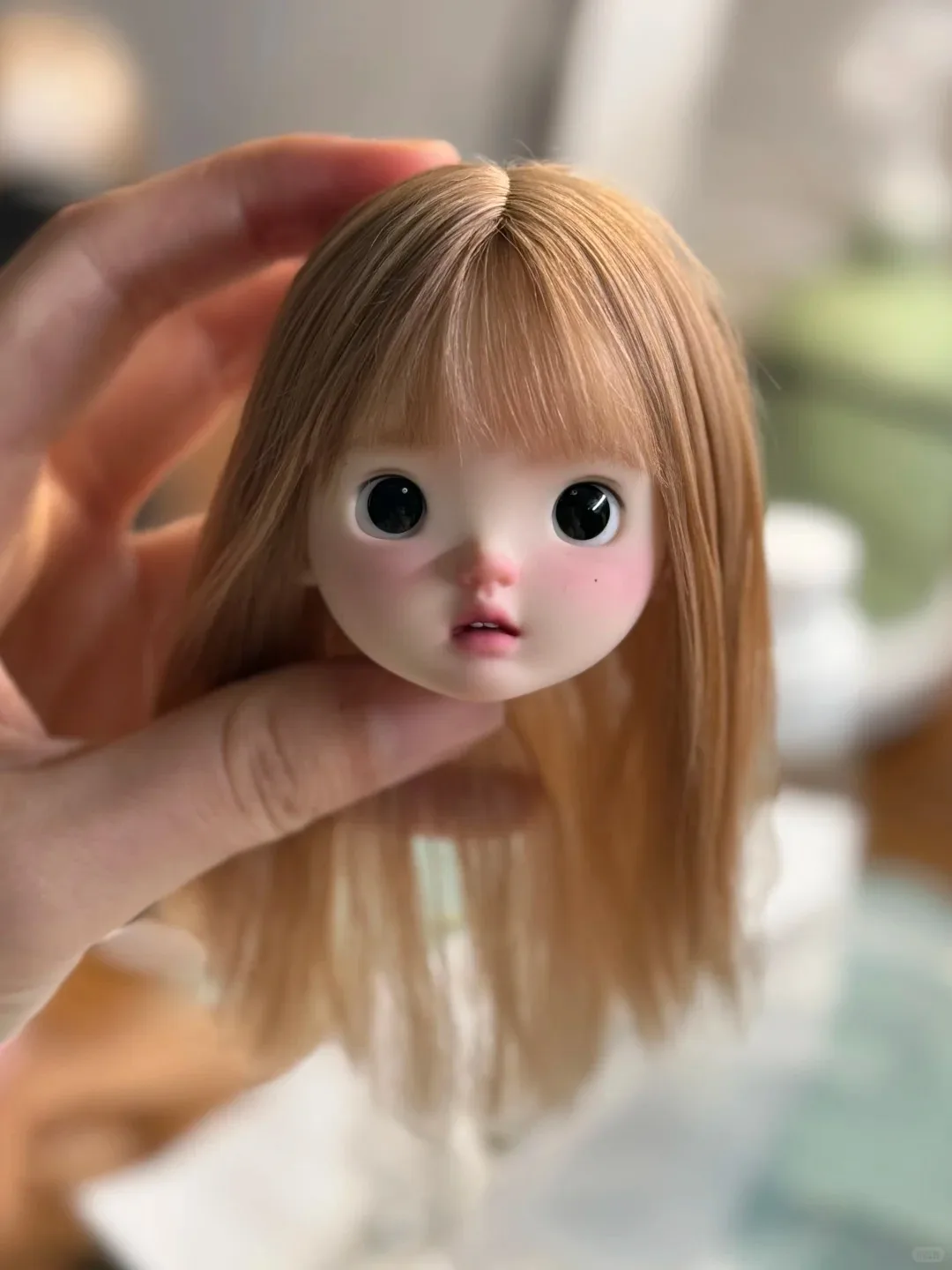 

SD BJD Doll 1/6 nimo Dark Makeup Head Beautiful Girl Makeup High Quality Resin Toy Gift Just a Head
