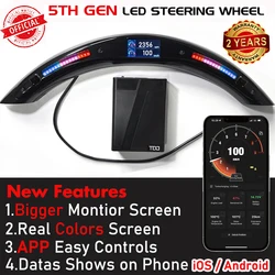 Steering Wheel Led Display Kit for 2000 Years After All Car Intelligent Driving Data Screen OHC Led Steering Wheel Kit