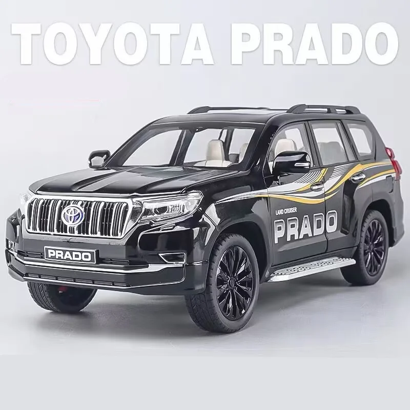 1/18 Toyota Prado Land Cruiser SUV Alloy Car Model Diecasts Metal