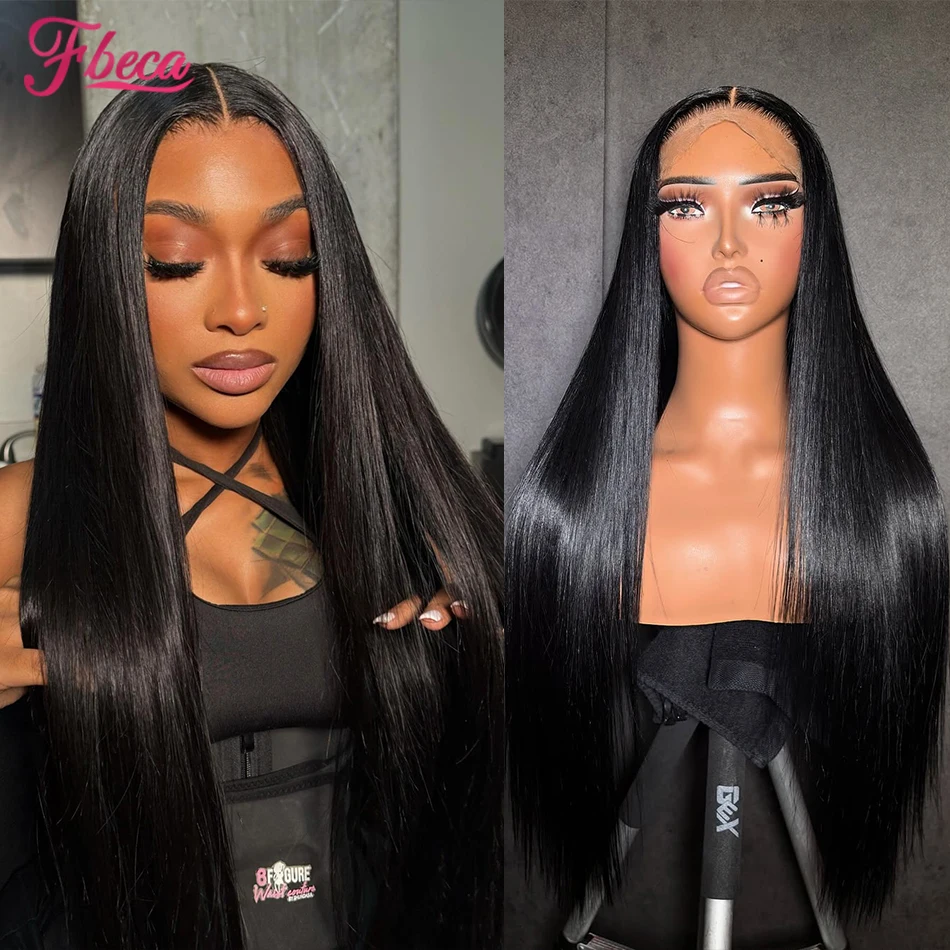 

13x4 13x6 HD Lace Frontal Human Hair Wigs Bone Straight Brazilian 100% Human Hair Wig For Women 180% Density Lace Front Wigs