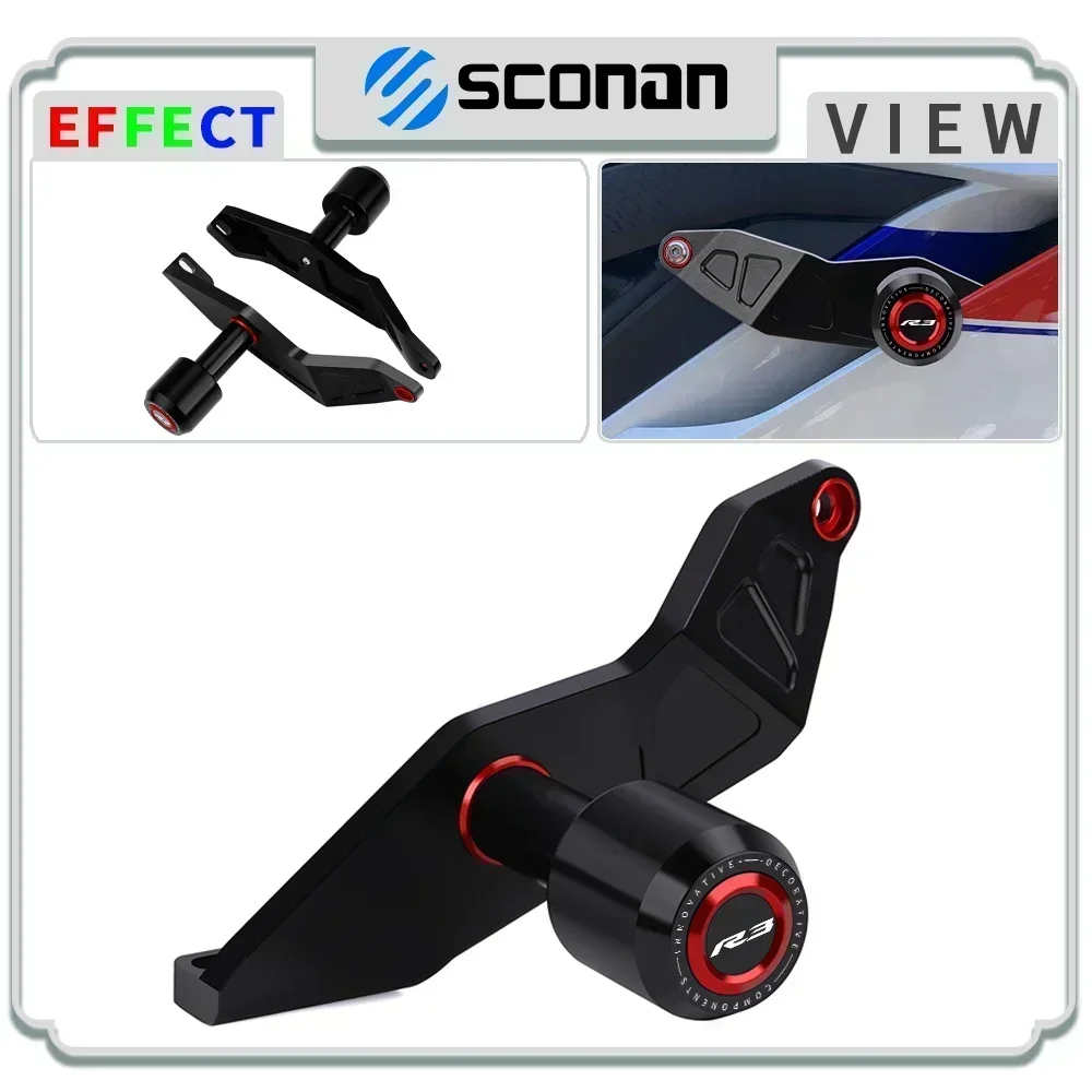 

For YAMAHA YZFR3 YZF R3 YZF-R3 2019 2020 2021 2022 2023 2024 Motorcycle Accessories Frame Sliders Anti Crash Falling Protector