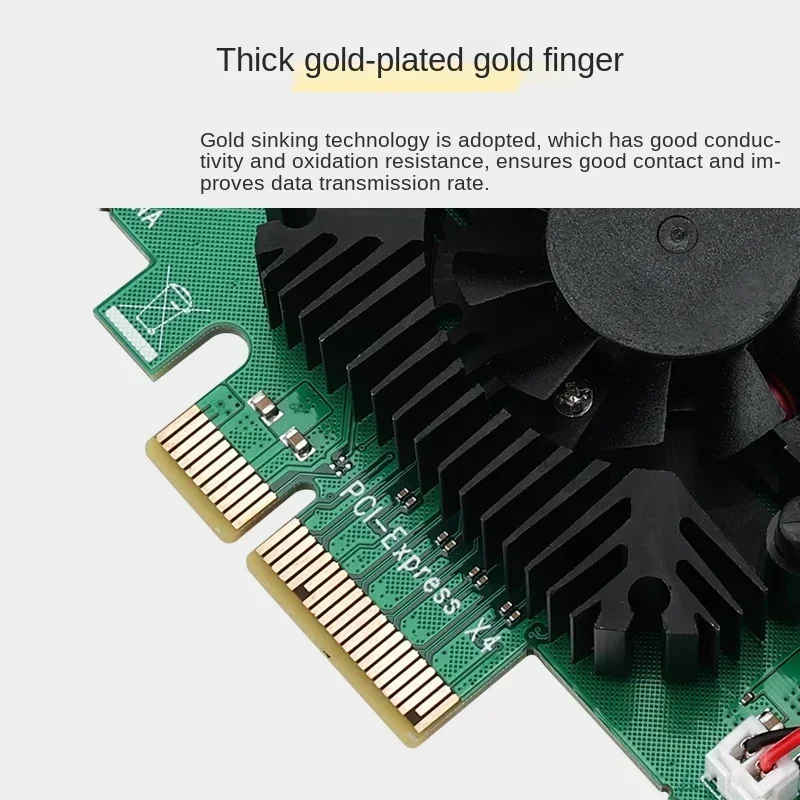 1 To 6 Riser Card, PCI-E To PCI-E Adapter, PCI Express X4 20Gb, PCIE Slot 4X To 16X, USB 3.0 Riser Extender for Bitcoin Miner Mi