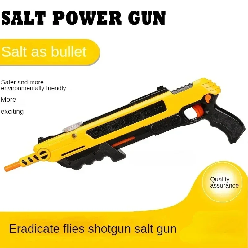 New Salt Gun Free aiming device as a gift  Upgraded accurate Aiming Fly and Mosquito Killer Adult Simulation Toy Flie Shooting