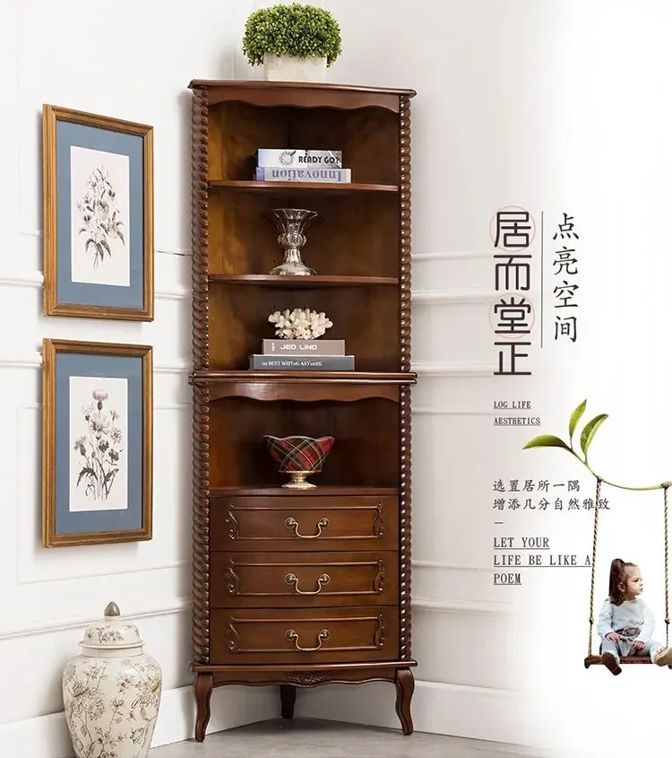 خمر الثلاثي غرفة المعيشة ركن غرفة نوم خزانة الزخرفية النبيذ النوم الوقوف #2