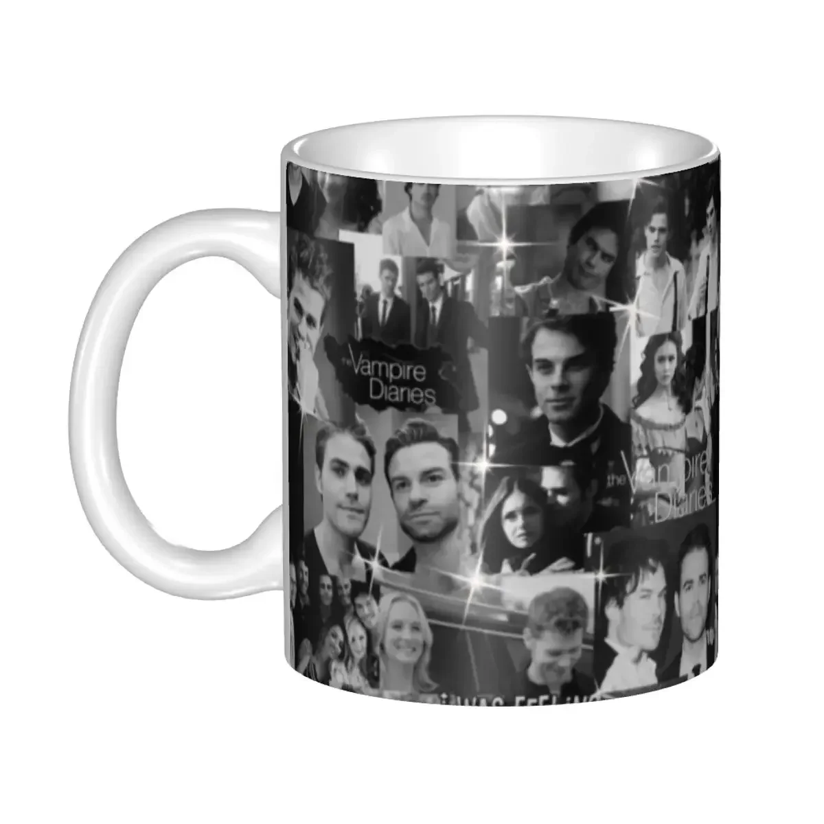 Custom The Vampire Diaries Coffee Mug DIY Personalized Ian Somerhalder Ceramic Mug Creative Gift
