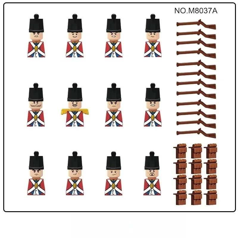 Middle Ages Europe Medieval Roman Warriors Crusader Templar Knights Military Figures Building Blocks Castle King Legion Set