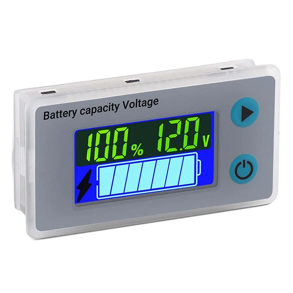 Battery Monitor High-intensity Charge Indicator Waterproof Voltage Meter