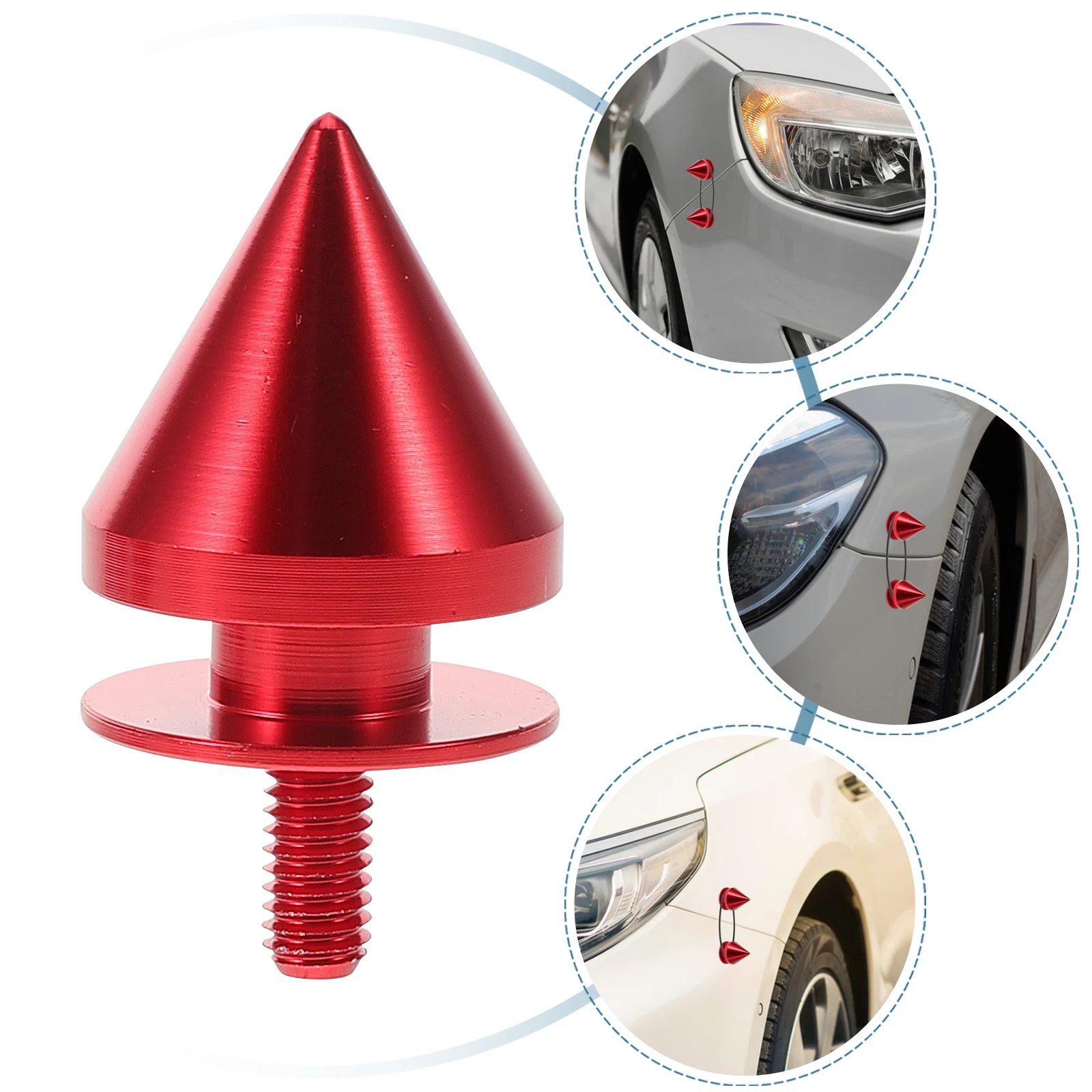 

4Pcs Car Bumper Retainer Bolts Alloy Compression Resistant Screws Reinforce Bumper Splash Shield Automotive Fasteners