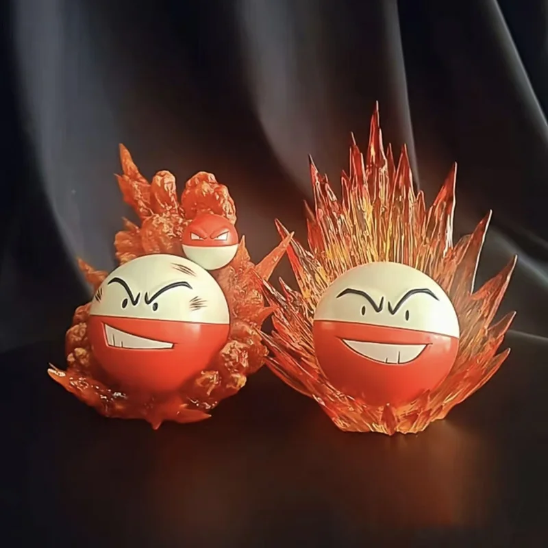 

Pokemon Gk Electrode Anime Figure Lightning Ball Animation Explosion Model Doll Ornament Toy Garage Kit Children Christmas Gifts