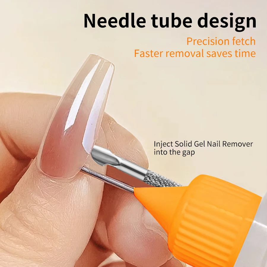 RS NAIL 15 ml Nagelkleberentferner zum Aufdrücken der Nägel. Entfernt leicht falsche Nagelspitzen. Feste Klebstoffe. Gelentferner. Festes Nagelspitzengel