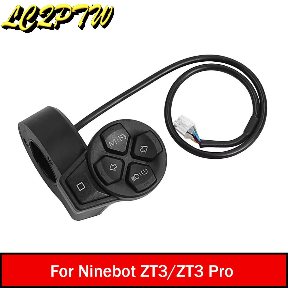 

High - Quality Rotary Knob Turn Signal for Segway Ninebot ZT3/ZT3 Pro Electric Scooter Meter Switch Repair Part