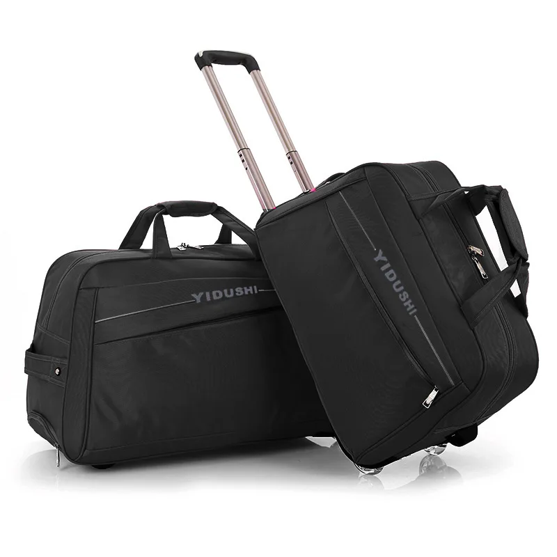 Trolley Bag Viagem Mala Masculina Moda Saco De Bagagem Impermeável Saco De Viagem De Grande Capacidade com Rodas Mulheres Rolling Suitcase